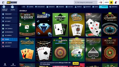 Pöytäpelit 20e talletus casino