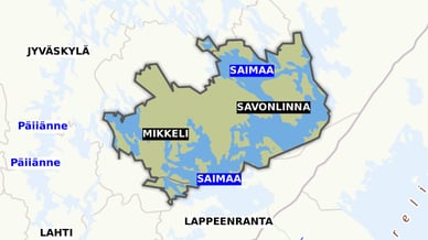 saimaa kartta