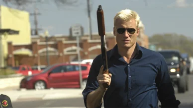 Dolph Lundgren i filmen ”Missionary Man”