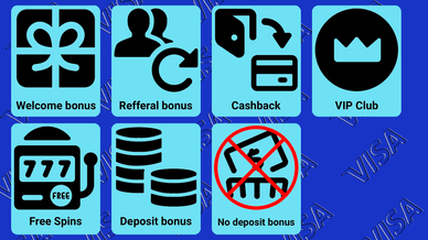 bonuses casino sites with visa