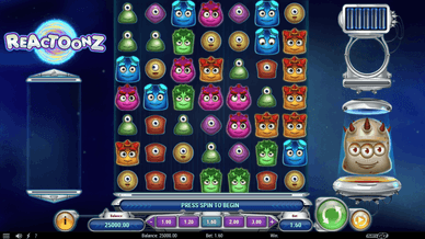 Reactoonz igralni avtomat