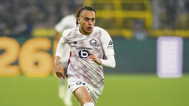 Ethan Mbappé Lille action match.