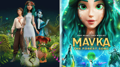 Постери українського анімаційного фільму «Мавка. Лісова пісня»