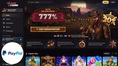 casino accept paypal