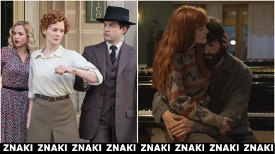 Ana Polvorosa durante el rodaje de series Ana Polvorosa series