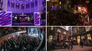 Beliebte Veranstaltungsorte des Waves Vienna Festivals