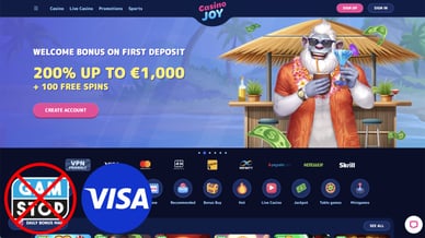 casinojoy casino visa uk