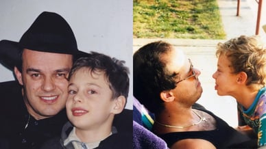 Dejan Vunjak in oče