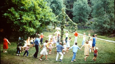 Midsommarfirande i Årnäs, 1969