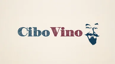 Cibo Vino logo officiel. Cibo Vino logo de la marque.