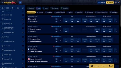 Live urheilu gangstasino