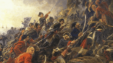 Російські війська за наказом імператриці Катерини II оточили та руйнують Підпільненську Січ
