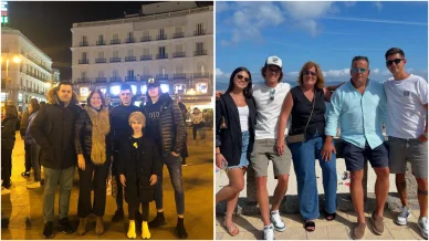Álvaro Carreras con su familia Álvaro Carreras con su familia