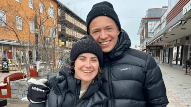 Ebba Andersson och Gustaf Berglund Ebba Andersson och Gustaf Berglund