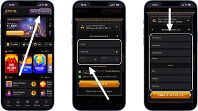 atefia casino registration