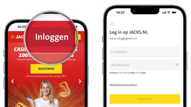 Jacks.nl inloggen