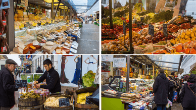 Der Brunnenmarkt zählt zu den bekanntesten Märkten Wiens