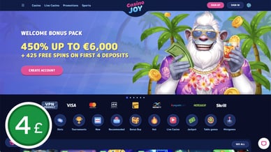 4 deposit casino