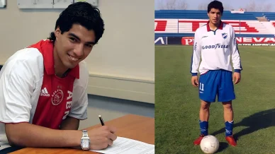 Luis Suárez primeros años en Nacional Joven Luis Suárez en el Club Nacional de Football