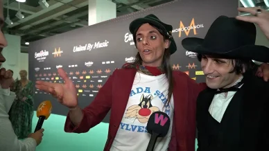 Lucio Corsi, Eurovision 2025 dietro le quinte Lucio Corsi Eurovision 2025