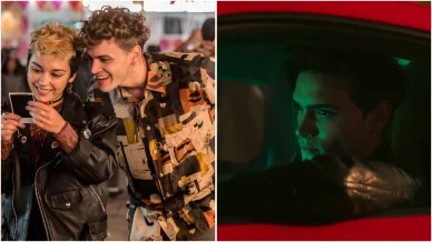 Gabriel Guevara durante el rodaje de películas