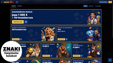 gangstasino casino bonukset