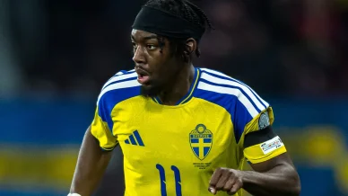Anthony Elanga i det svenska landslaget