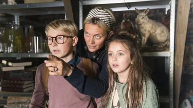 Josephine Bornebusch i filmen ”LasseMajas detektivbyrå – Det första mysteriet”