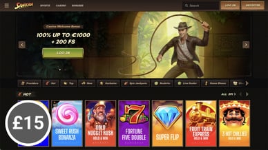 £15 casino deposit