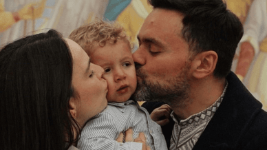 Інна та Тімур з сином Марселем