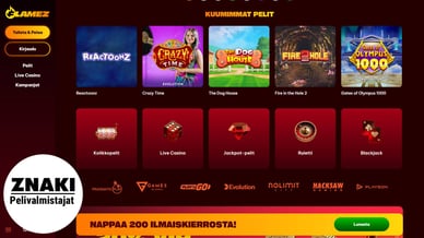 pelivalmistajat kasino