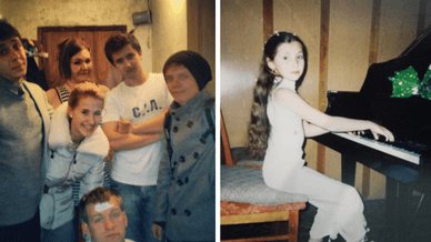 Антоніна Хижняк в дитинстві