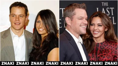 Matt Damon och Luciana Bozán Barroso