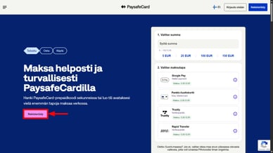 Paysafecard deposit casino