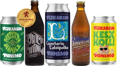 Amerikan Serkku, Kesäkolli, Kaffe Stout, Luostarin Talvipolku, Metsän Henki