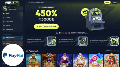 online casino that takes paypal