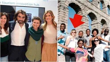 Begoña Gómez al comienzo de su carrera