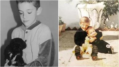 Álvaro Rico en su infancia Álvaro Rico primeros años