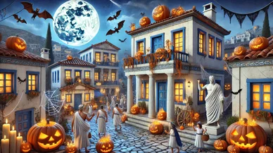 halloween dekoráció