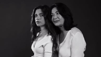 Христина Соловій з мамою Олександрою