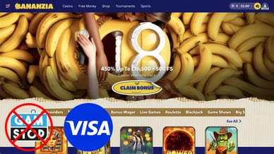 bananzia casino visa uk