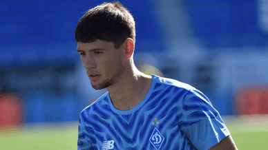 Бленуце на тренуванні за Динамо