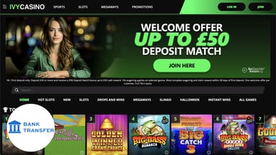 online casino with online bank transfer deposit