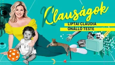 Poster for the Liptai Claudia theatre evening - Clauságok Liptai Claudia Clauságok