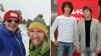 Дмитро Комаров та Олександра Дмитрієв