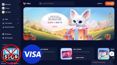 nika casino visa uk