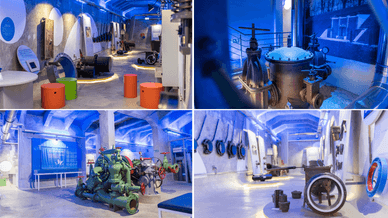 WasserSpiegel im Hochbehälter Mönchsberg, Salzburg