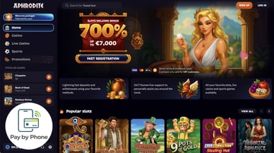 online casino pay by phone