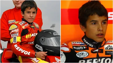 Marc Márquez en su infancia Marc Márquez en su infancia