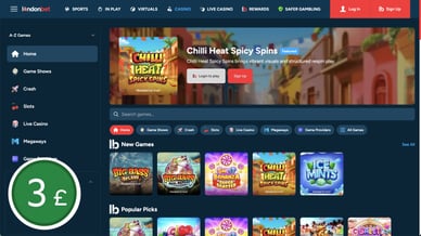 min deposit 3 casinos uk